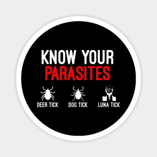 Funny Know Your Parasites Magnet